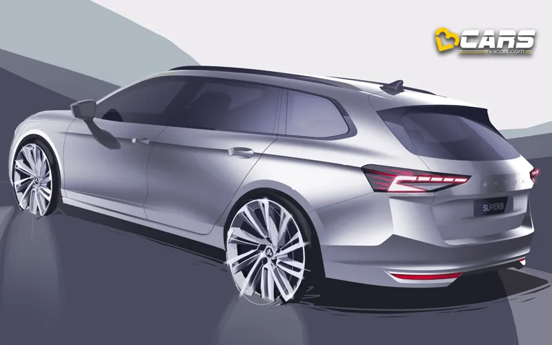 Skoda superb sketches revealed ahead of november 2 unveil