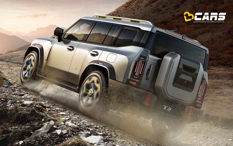 JSW Jetour T2 Rear Exterior Design