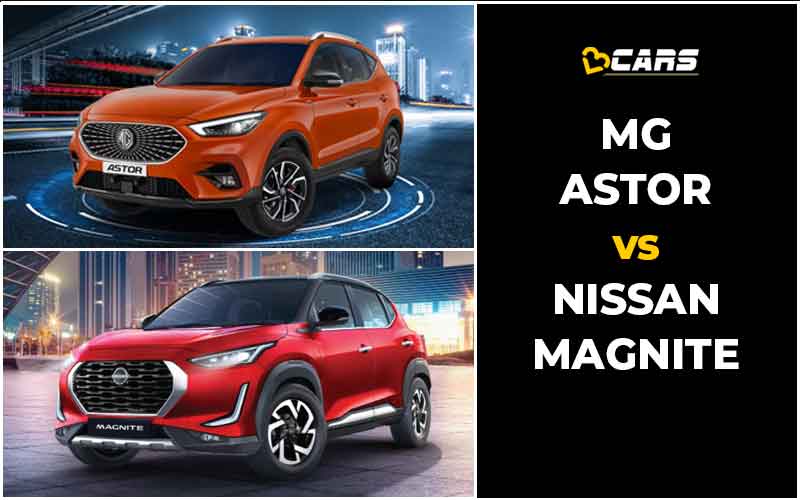 MG Astor Vs Nissan Magnite