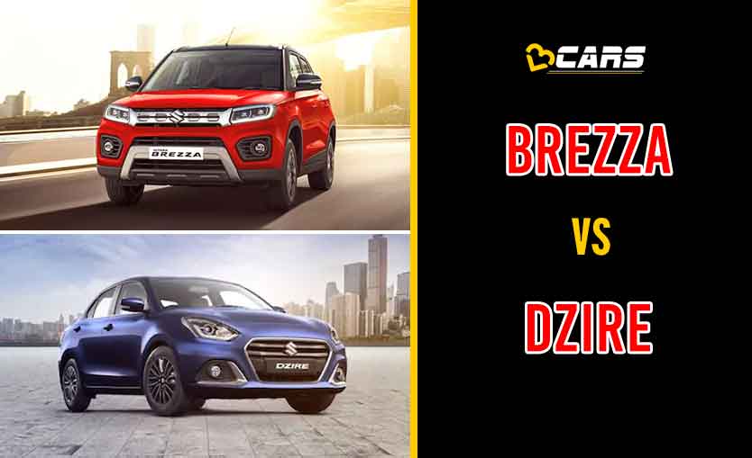 2020 Maruti Suzuki Brezza vs Dzire