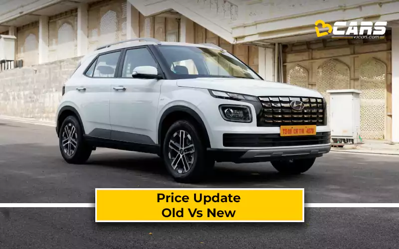 Hyundai Venue Price Increased By Up To Rs. 5,300- Latest June 2023 Price List Inside