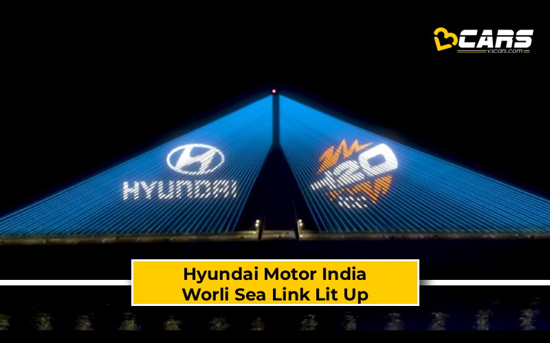 Hyundai Motor India Worli Sea Link Lit Up