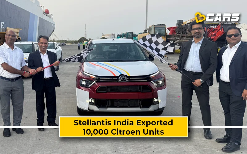 Stellantis India Exports 10000 Citroen Cars