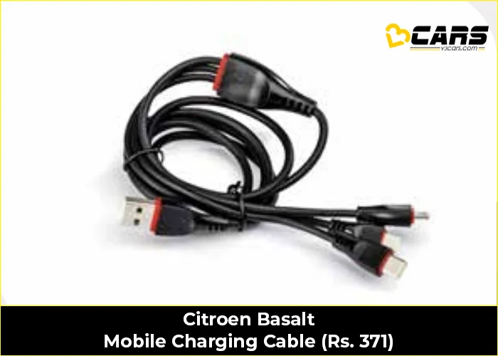 Citroen Basalt Mobile Charging Cable (Rs. 371)