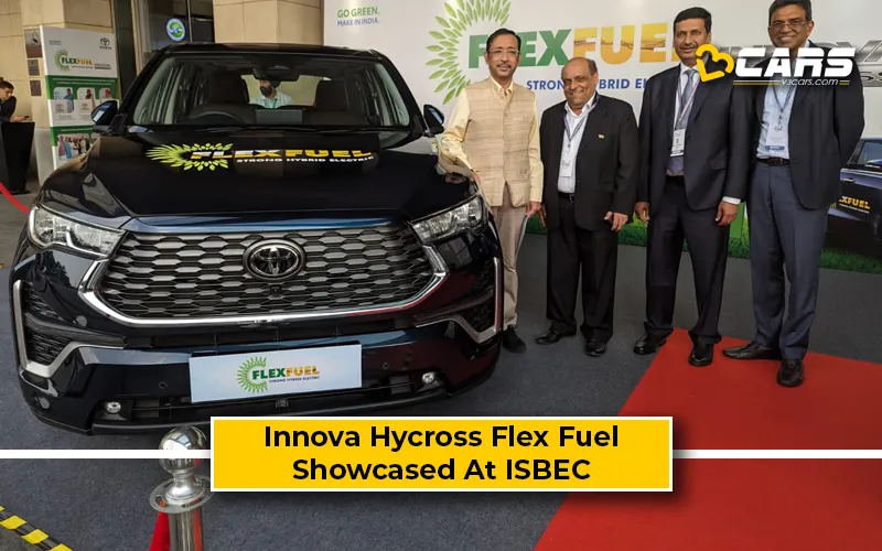 Toyota Innova Hycross Flex Fuel Showcased At ISBEC (Press Release)