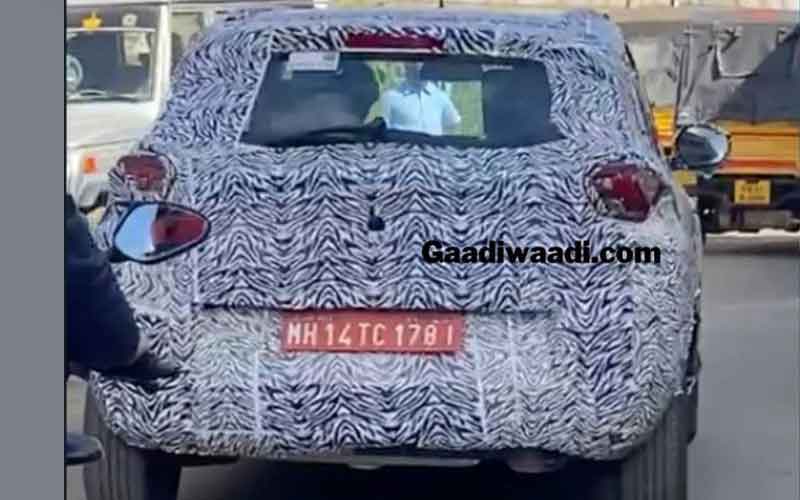 Tata punch cng spotted testing