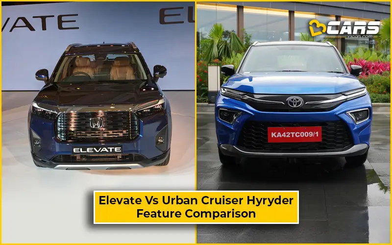 Honda Elevate Vs Toyota Urban Cruiser Hyryder