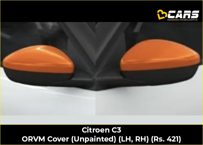 Citroen C3 ORVM Cover (Unpainted) (LH, RH) (Rs. 421)