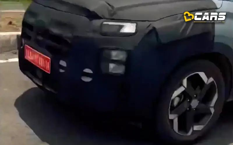 2024 hyundai creta facelift spotted on test