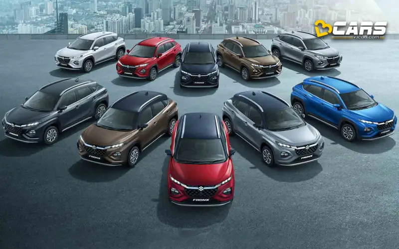 Maruti suzuki fronx now gets a new bluish black colour