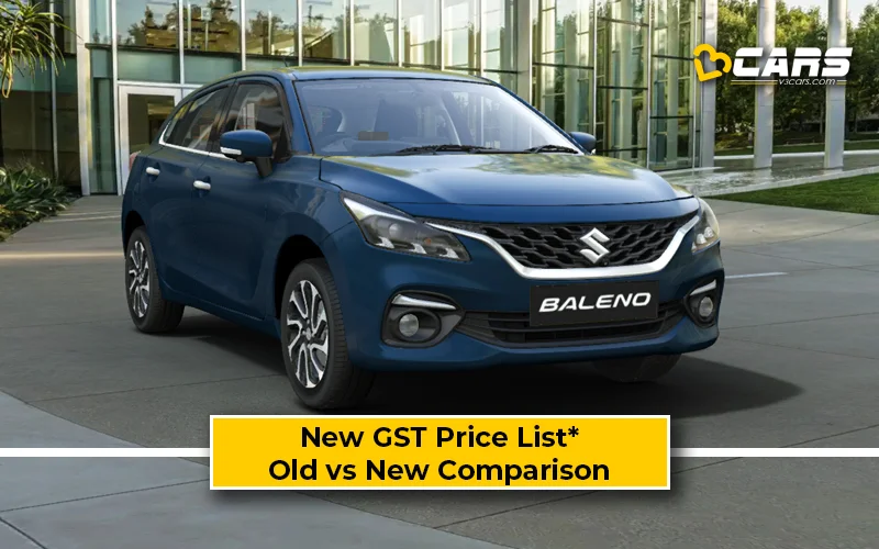 Maruti Baleno — New GST Rate List