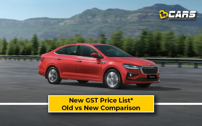 Skoda Slavia — New GST Rate List & Old vs New Comparison (Tentative Prices; Sep 22)
