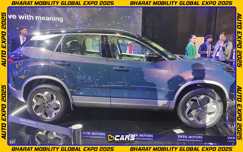 Auto expo 2025 tata harrier ev showcased in production ready form