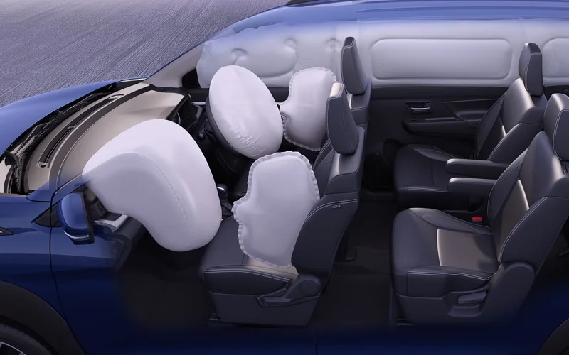 Updated maruti xl6 2025 launched with 6 airbags as standard
