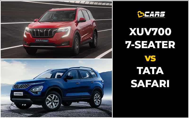 Mahindra XUV700 7-Seat Vs Tata Safari