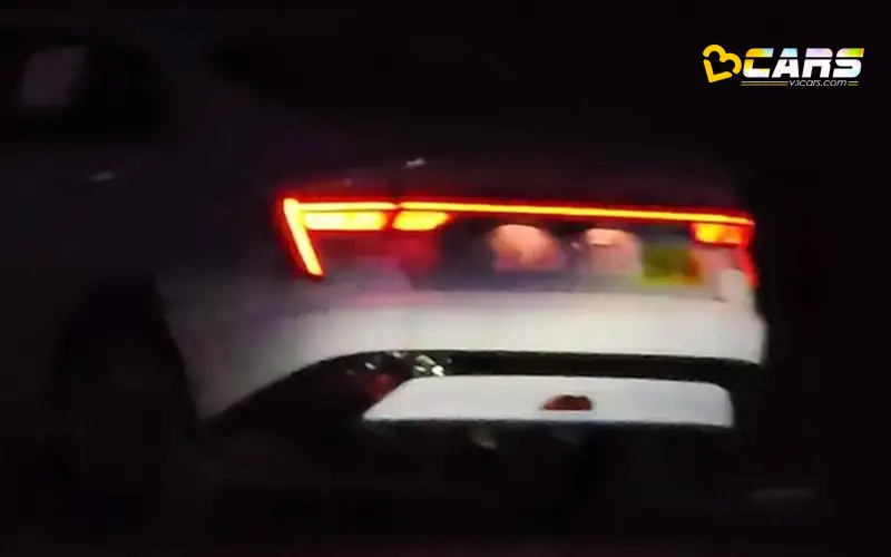 2023 hyundai verna spotted at night