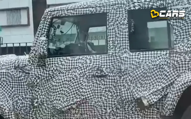 Mahindra thar 5 door spied launch date inching closer