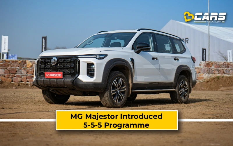 MG Majestor Introduced 5-5-5 Programme