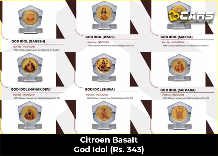 Citroen Basalt God Idol (Rs. 343)