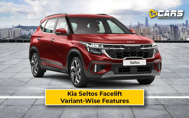 Kia Seltos Facelift Standard Safety Features And Variant-wise Comparison