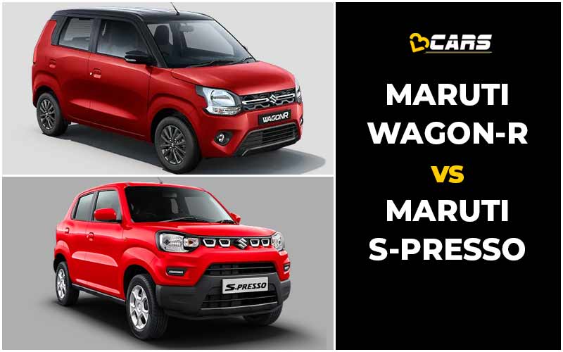 Maruti Suzuki WagonR Vs Maruti Arena S-Presso