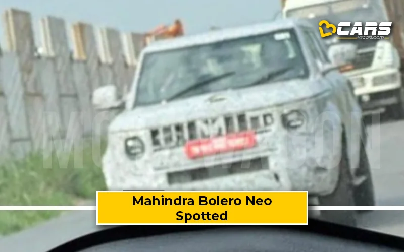Mahindra Bolero Neo Facelift Spied – Likely To Debut On August 15