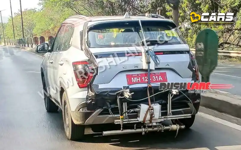 Hyundai creta cng spotted on test
