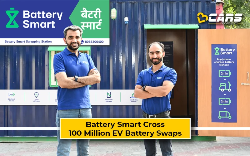 Battery Smart Cross 100 Million EV Battery Swaps