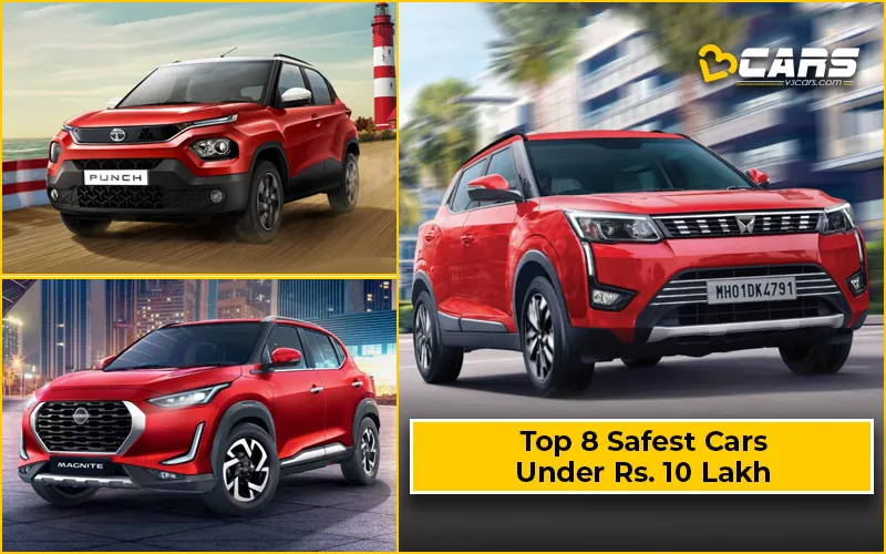 Safest Cars Under Rs. 10 Lakh