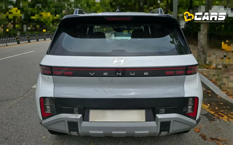 New hyundai venue 2026 spied undisguised ahead of launch