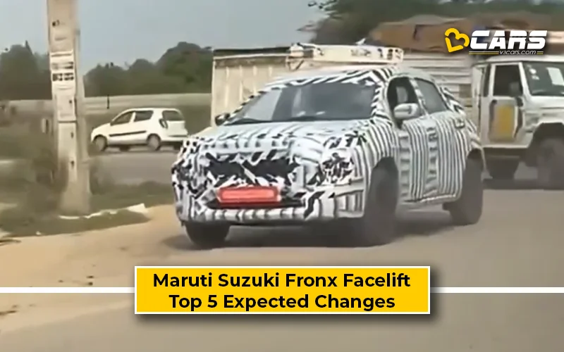 2026 Maruti Suzuki Fronx Facelift Spied - Top 5 Expected Changes