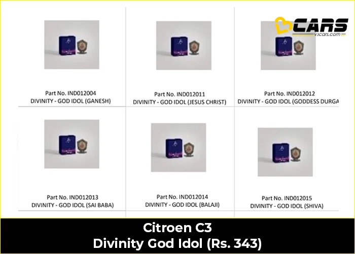 Citroen C3 Divinity God Idol (Rs. 343)