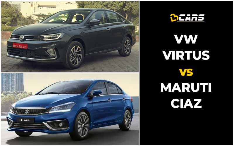 Volkswagen Virtus Vs Maruti Suzuki Ciaz