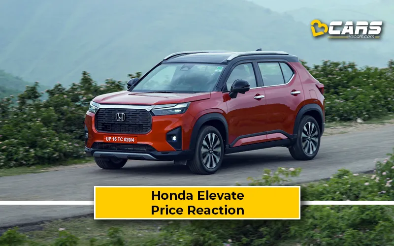 Honda Elevate Price Reaction