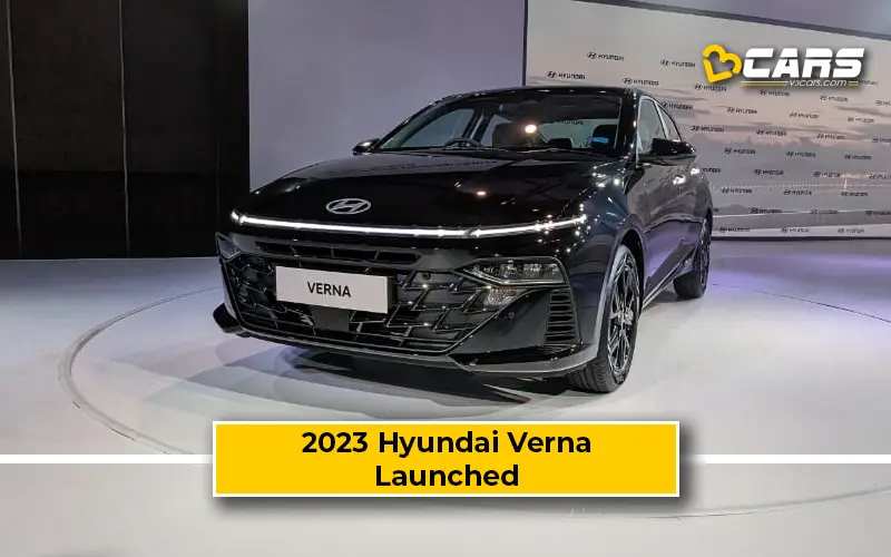 Hyundai Verna 2023 Launched In India - Prices, Specs, Variants And Top Features
