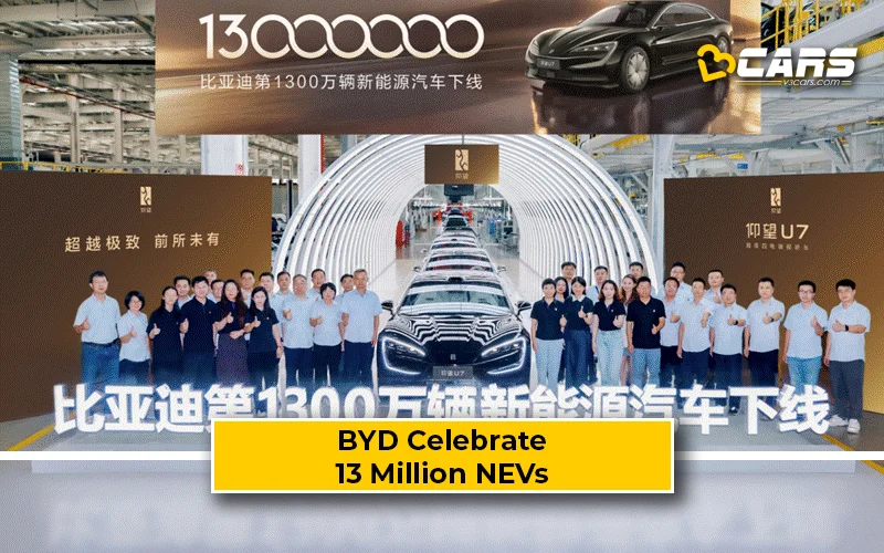 BYD Complete 13-Millionth New Energy Vehicle Globally