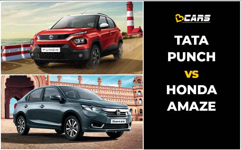 Tata Punch Vs Honda Amaze