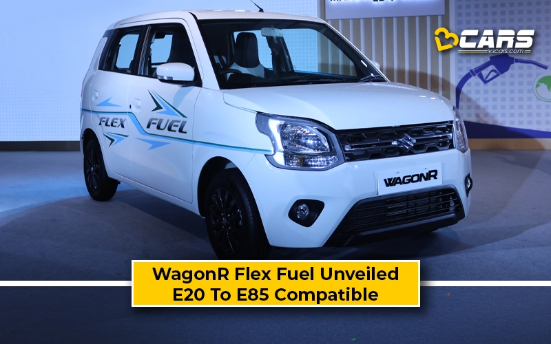 Maruti Suzuki WagonR Flex Fuel Unveiled In India; Can Run On E20 To E85 Ethanol Blends