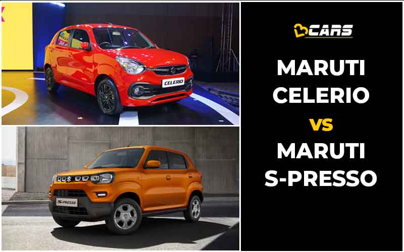 Maruti Suzuki Celerio vs Maruti Suzuki Spresso