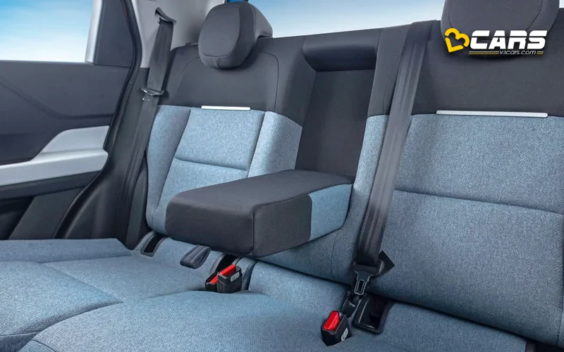 2026 Tata Punch Facelift Rear Armrest and Headrest