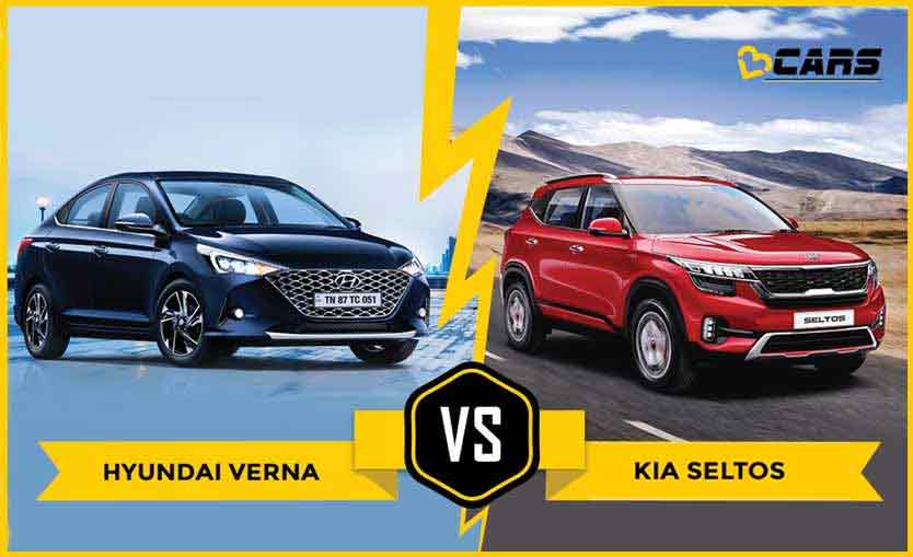 Hyundai Verna 2020 vs Kia Seltos