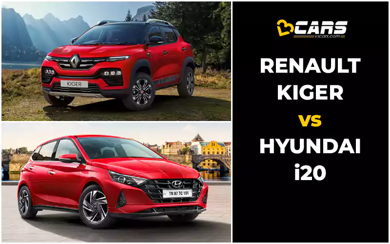 Renault Kiger vs Hyundai i20