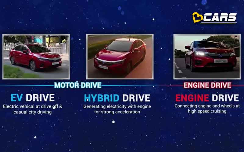 2022 honda city hybrid drive modes explained