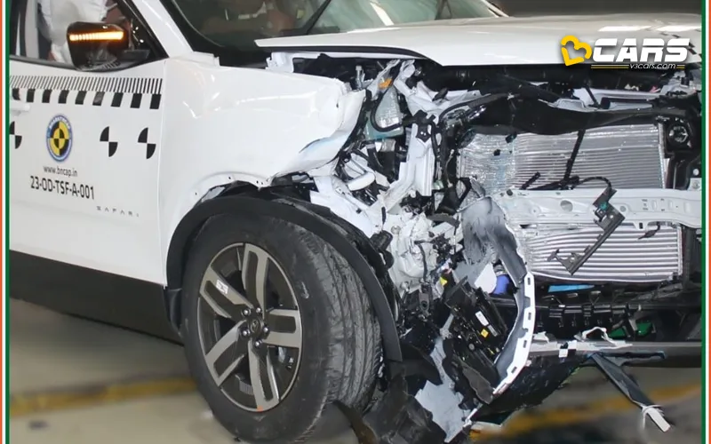 Tata safari facelift harrier facelift scores 5 star bncap rating