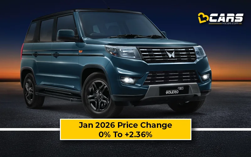 Scoop: January 2026: Mahindra Bolero Neo Price Change — Hiked By Up To 20k