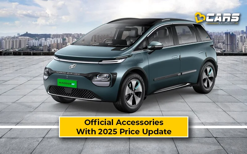 MG Windsor Accessories Price List