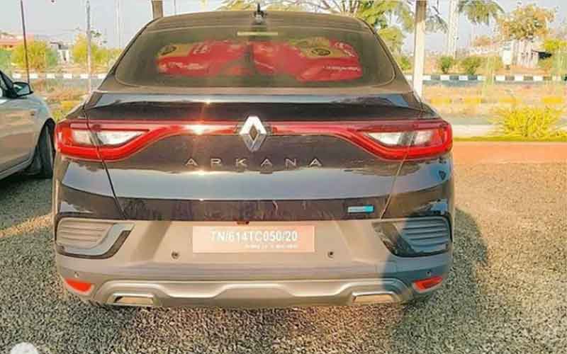 Renault arkana spied again india launch