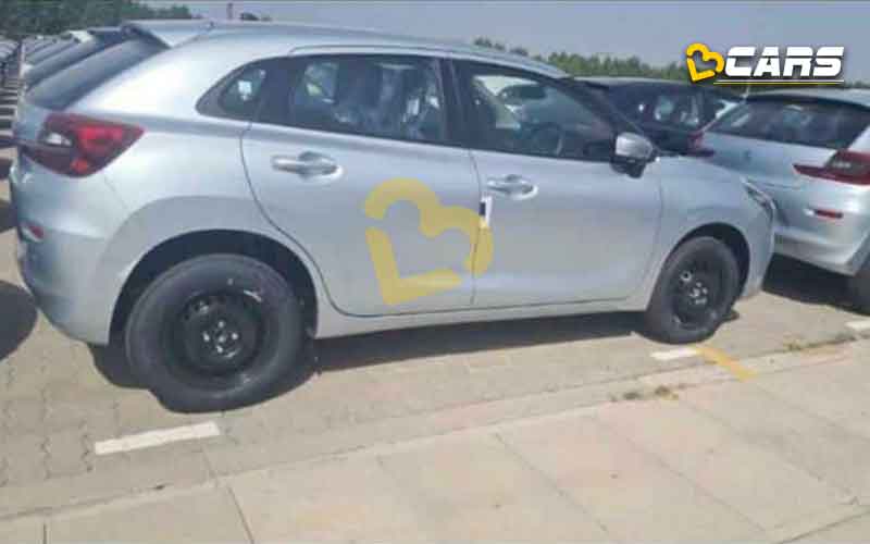2022 maruti baleno spied undisguised