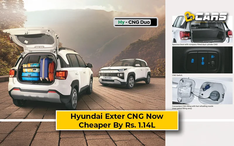 Hyundai Exter Hy-CNG Duo Range Extended With Affordable EX Variant