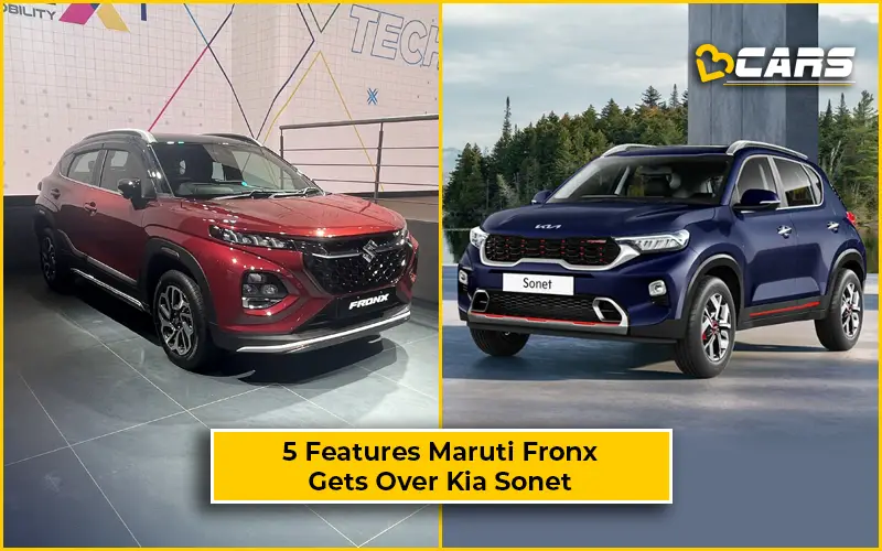 Features Maruti Suzuki Fronx Gets Over Kia Sonet